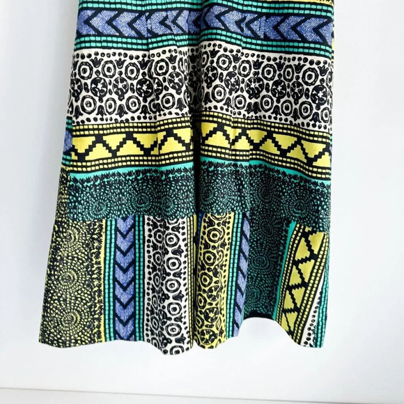 Plenty by Tracy Reese Geometric Print Colorful Mini Dress 10 - Picture 6 of 7